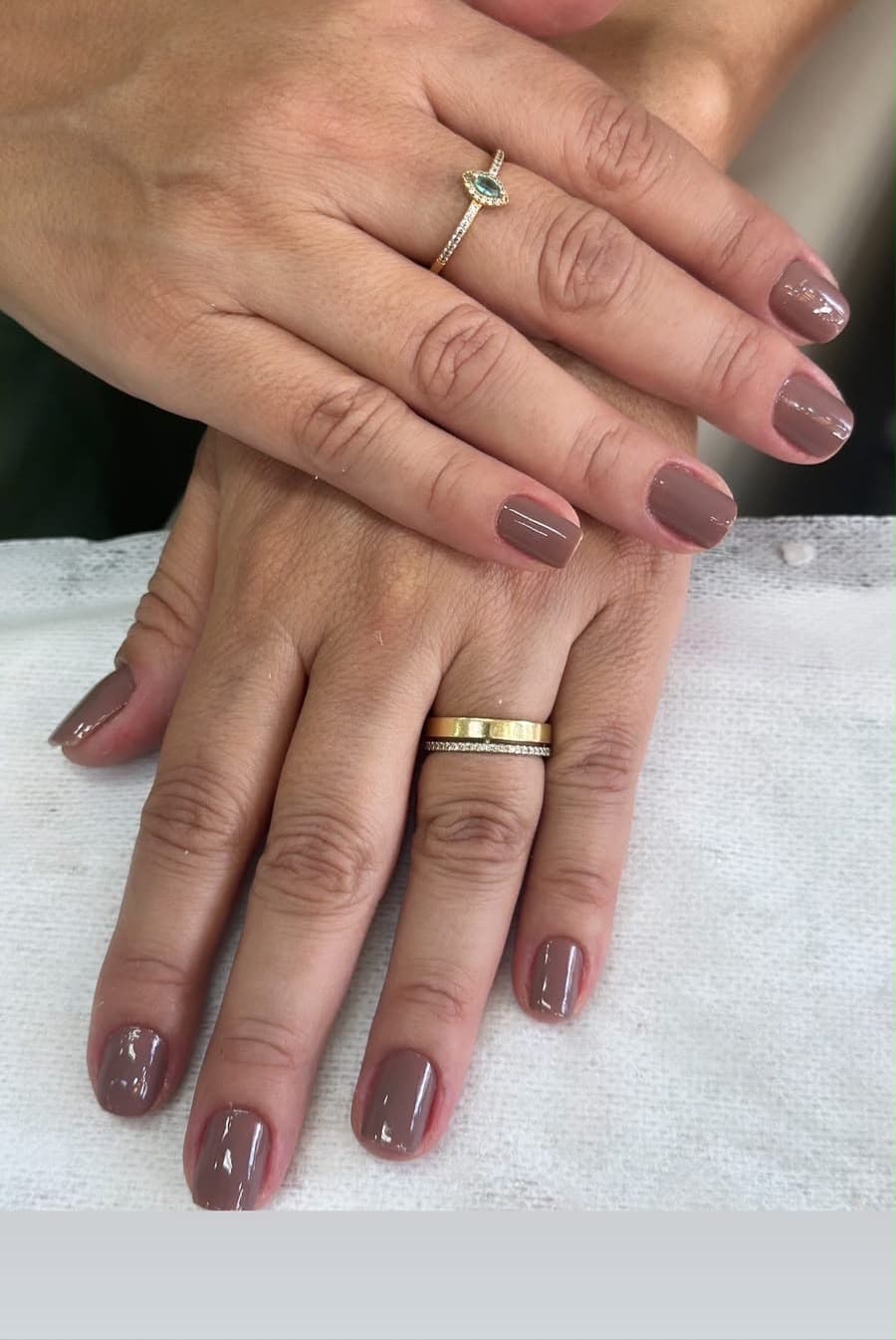 Esmaltação rosewood mauve